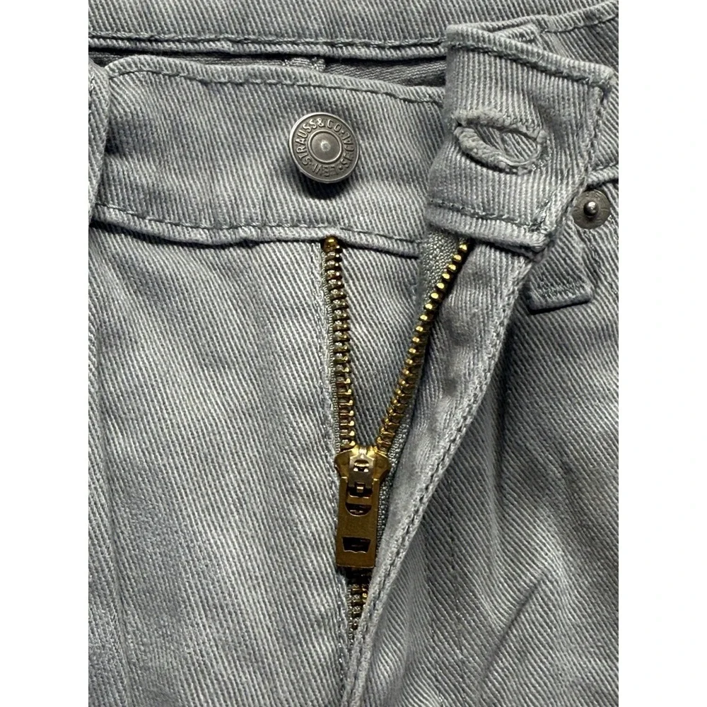 Levis 514‎ jeans Mens 30x32 Grey straight fit pants work casual Denim
